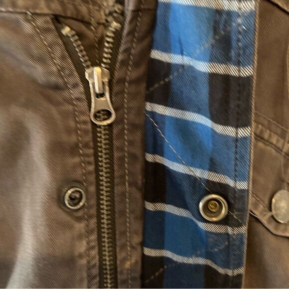 Old Navy coat jacket zip up and snap size Large 10-12 - Picture 3 of 9